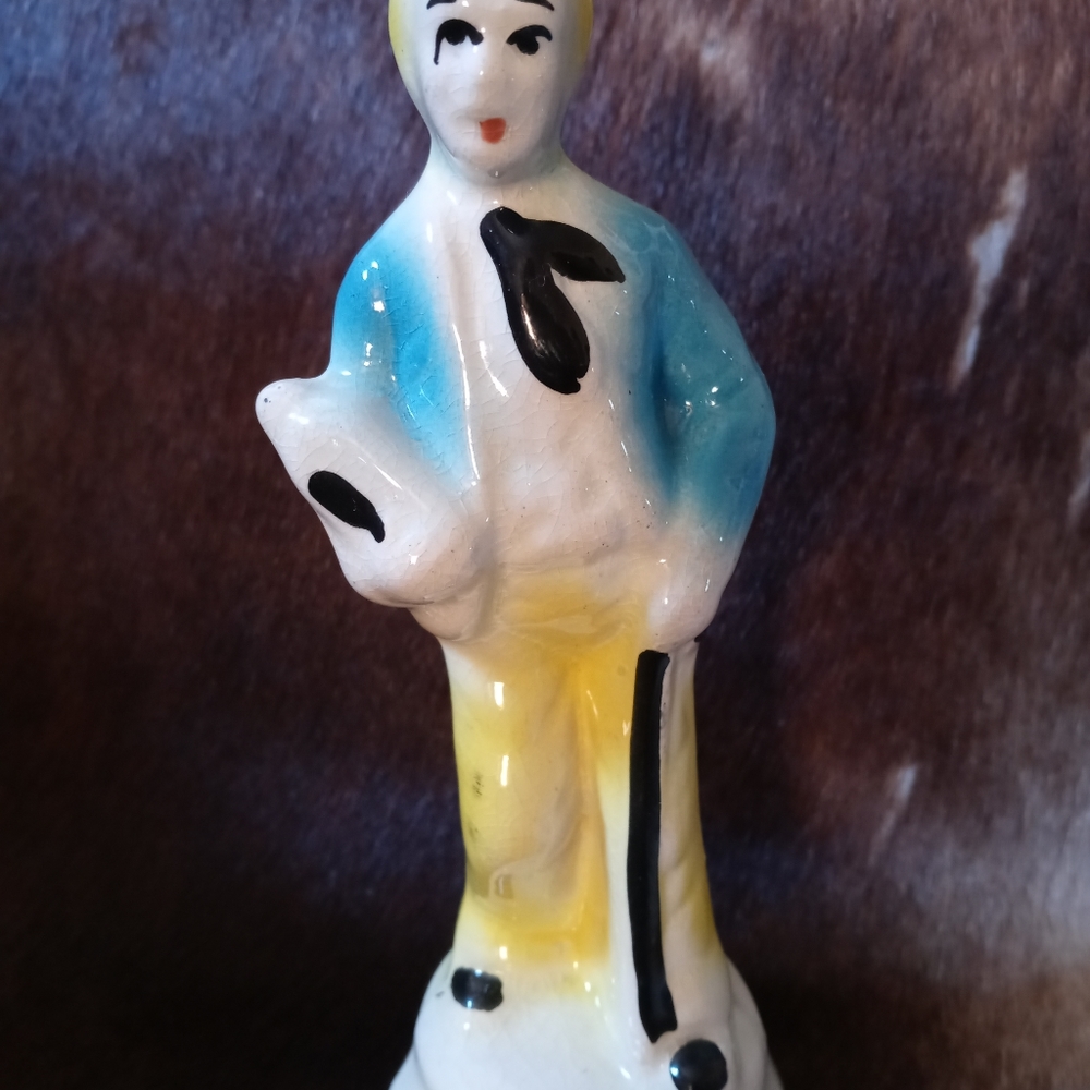 Antique Russian Porcelain Clown #Valentine's